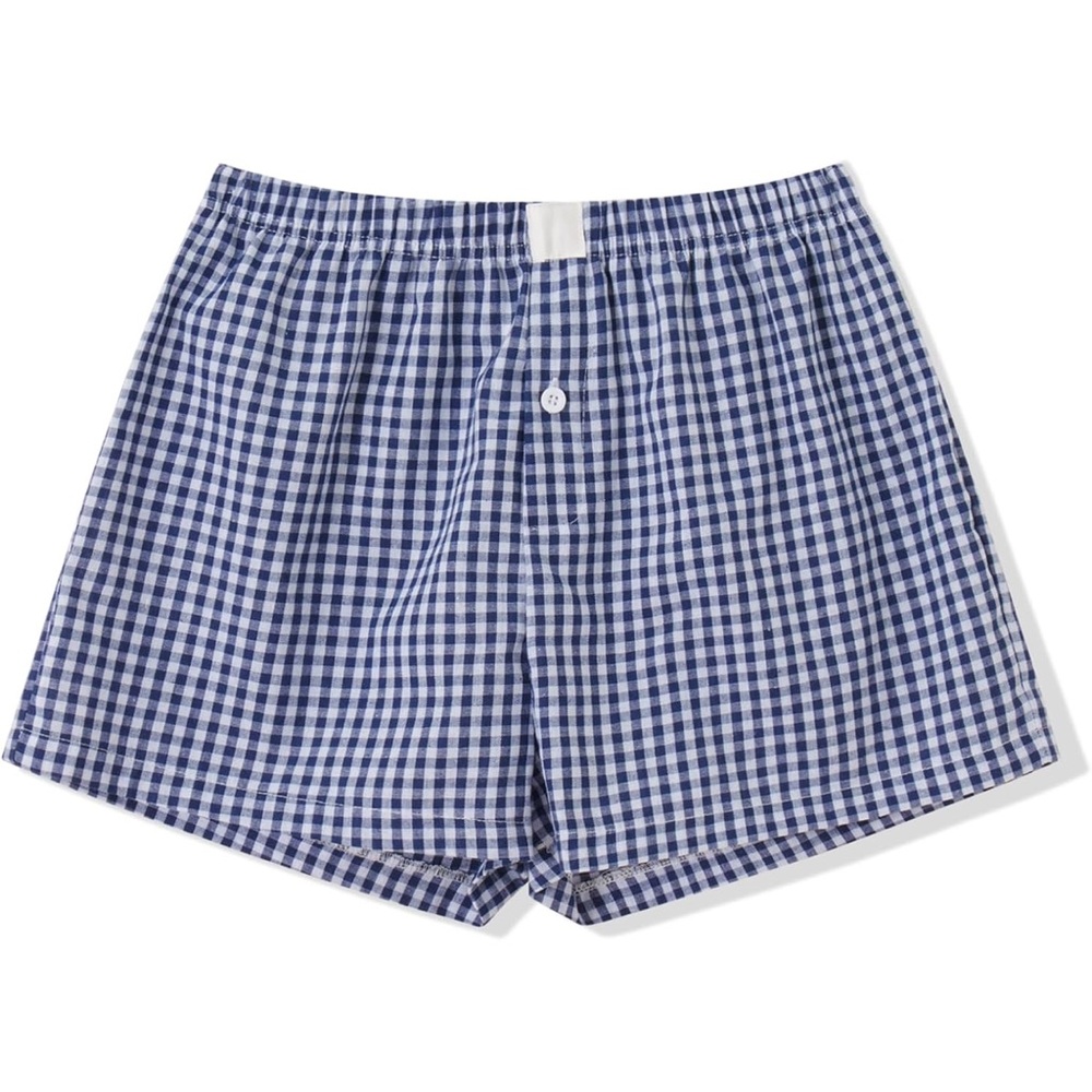 Y2K Plaid Boxer Shorts